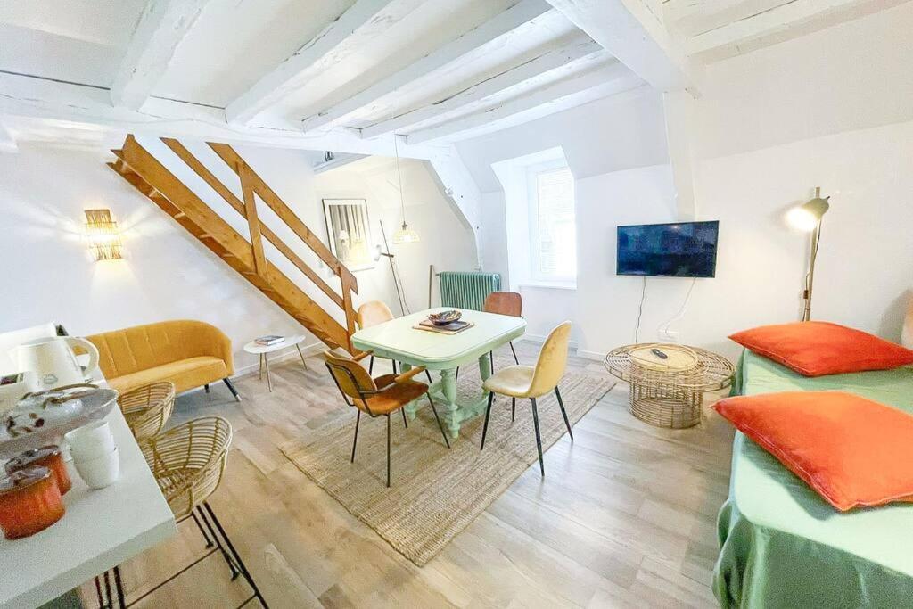 Appartement Moonrise - Plage 50M - Rue Gratuite Saint-Malo Eksteriør bilde